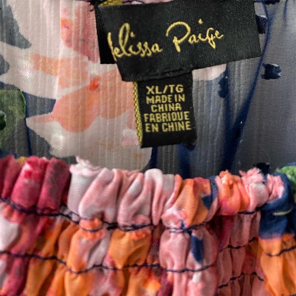 Melissa Paige Women's Flowing Sleeve Tunic, XL, EUC - Picture 4 of 4